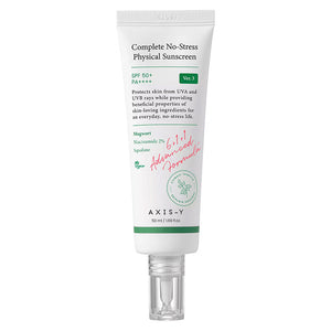 AXIS-Y Complete No-Stress Physical Sunscreen V3 SPF 50+ PA++++ Crème Solaire 50ml