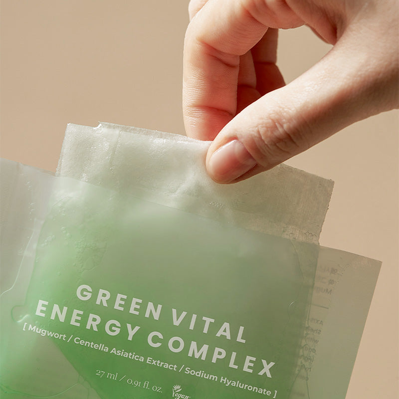 AXIS-Y Green Vital Energy Complex Masque Tissu Visage 1 Pièce