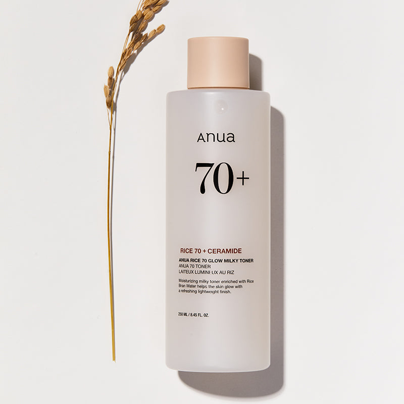 Anua Rice 70 Glow Milky Toner Tonique au Riz 250ml - visuel produit