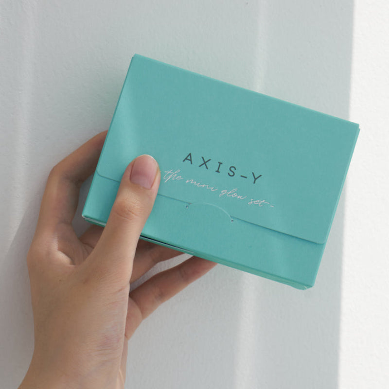 AXIS-Y Mini Glow Set Coffret Voyage Soins Visage 4 Pièces