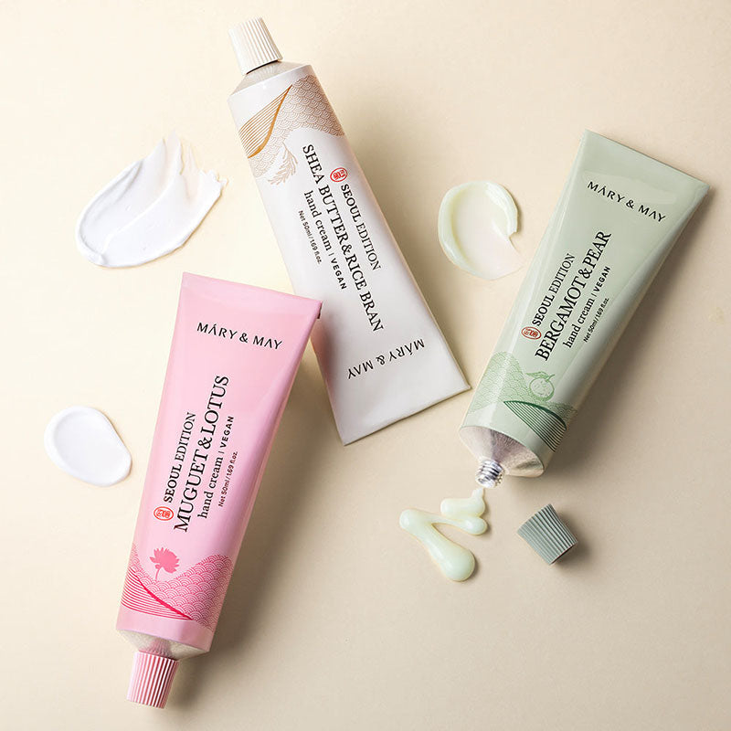 Mary&May Seoul Edition Hand Cream Trio Set Coffret Crèmes Mains 3x50ml