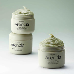 Arencia Fresh Green Rice Mochi Cleanser Nettoyant Mousse Riz Vert 120g