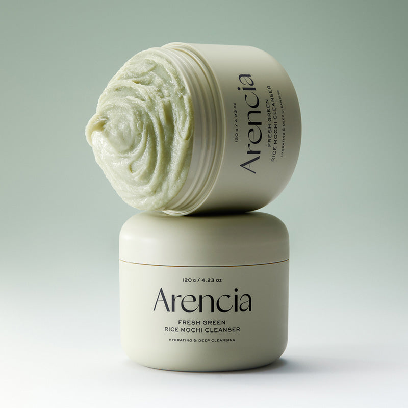 Arencia Fresh Green Rice Mochi Cleanser Nettoyant Mousse Riz Vert 120g