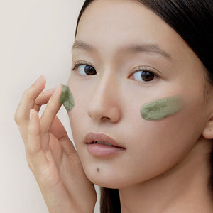 Arencia Green Tea + LHA Deep Pore Rice Cake Cleanser Nettoyant Purifiant 150g