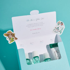 AXIS-Y Mini Glow Set Coffret Voyage Soins Visage 4 Pièces