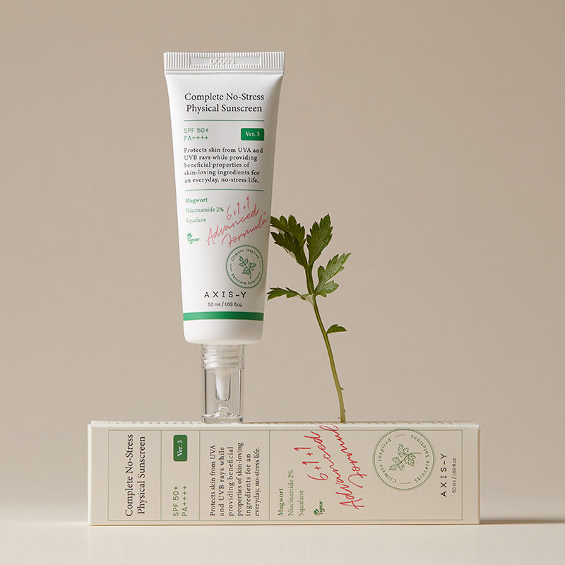 AXIS-Y Complete No-Stress Physical Sunscreen V3 SPF 50+ PA++++ Crème Solaire 50ml
