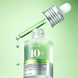 Anua Azelaic Acid 10 Hyaluron Sérum Apaisant Anti-Rougeurs 30ml