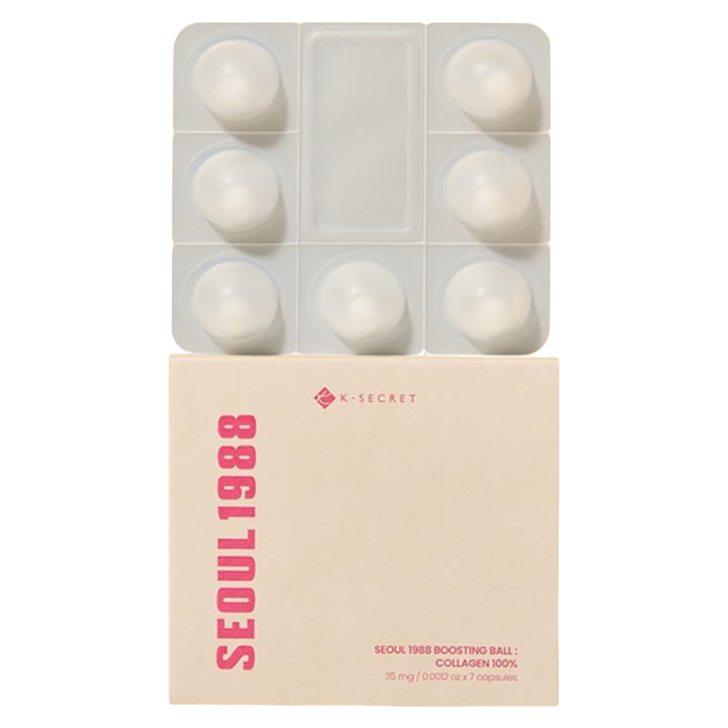 K-SECRET SEOUL 1988 Boosting Ball Collagène 100% Capsules 35mg x7