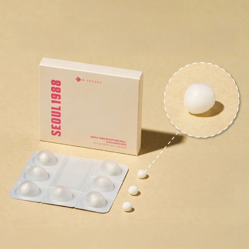 K-SECRET SEOUL 1988 Boosting Ball Collagène 100% Capsules 35mg x7