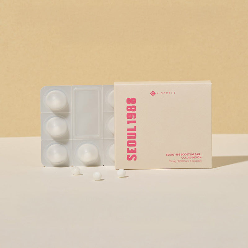 K-SECRET SEOUL 1988 Boosting Ball Collagène 100% Capsules 35mg x7