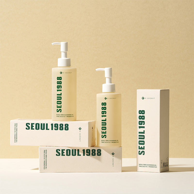 K-SECRET SEOUL 1988 Huile Nettoyante Pine Cica 1% + Probiotiques 200ml