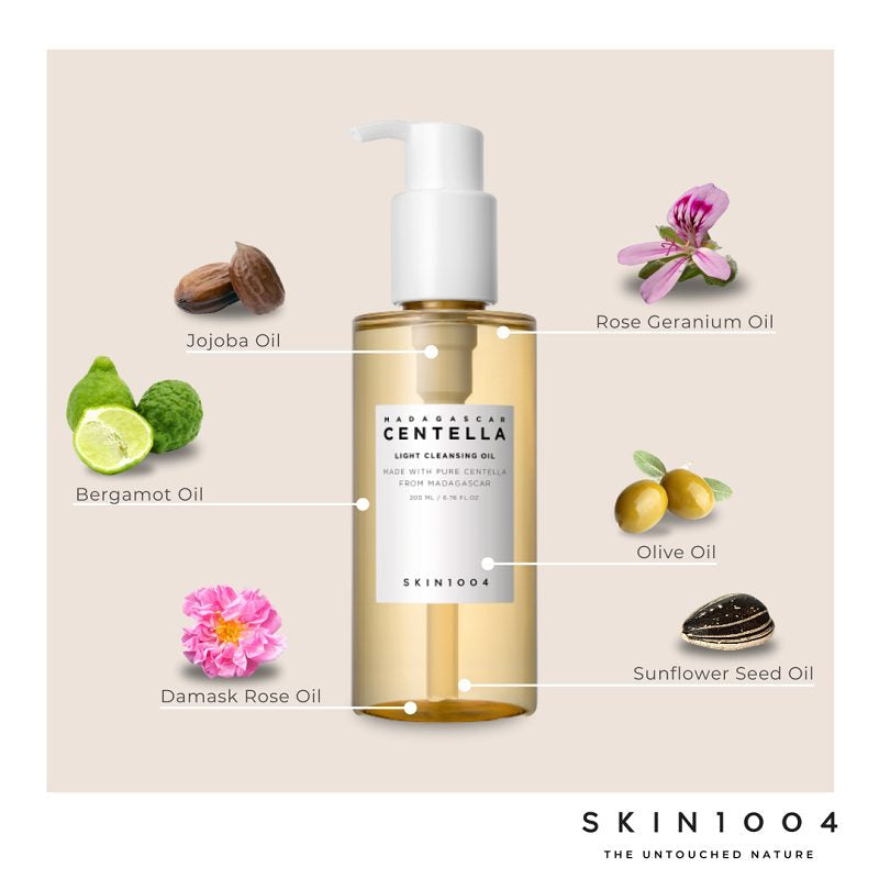 SKIN1004 Madagascar Centella Huile Démaquillante Légère 200ml
