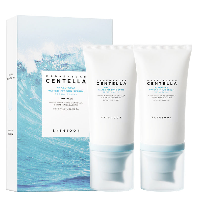 SKIN1004 Madagascar Centella Hyalu-Cica Water-Fit Sun Serum Twin Pack 50ml x 2